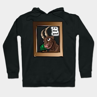 Grass arts; the goat Hoodie